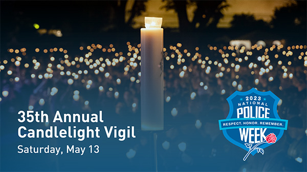 556 Fallen Officers Honored at Candlelight Vigil in 2023