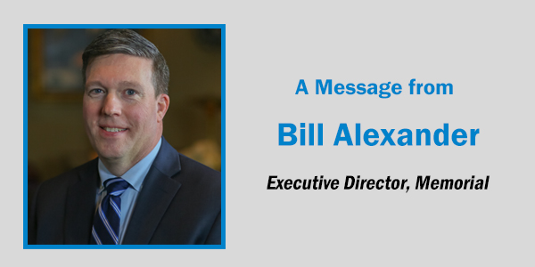 Message from Bill Alexander